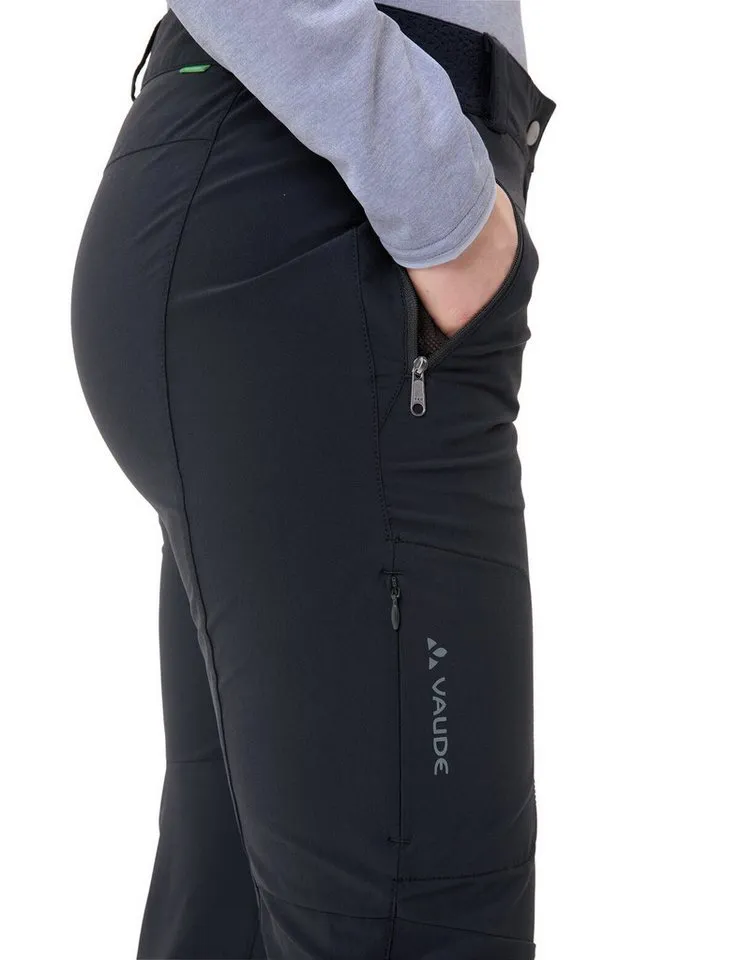 Vaude Vaude Funktionshose Women's Farley Stretch Pants III (1-tlg) schnellstrocknende und strapazierfähige Outdoor-Hose, Schwarz, – Produktbild 3 von 3