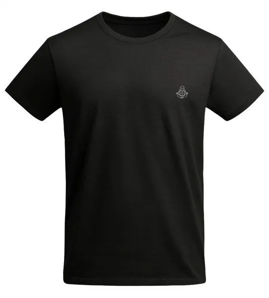 vis wear vis wear Schildkröte im Yoga Flow - Organic Shirt, Schwarz, – Produktbild 2 von 3