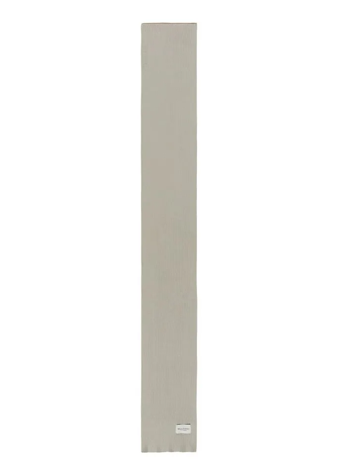 Marc O'Polo Marc O'Polo Strickschal aus reiner Bio-Baumwolle, Beige|braun, – Produktbild 2 von 3
