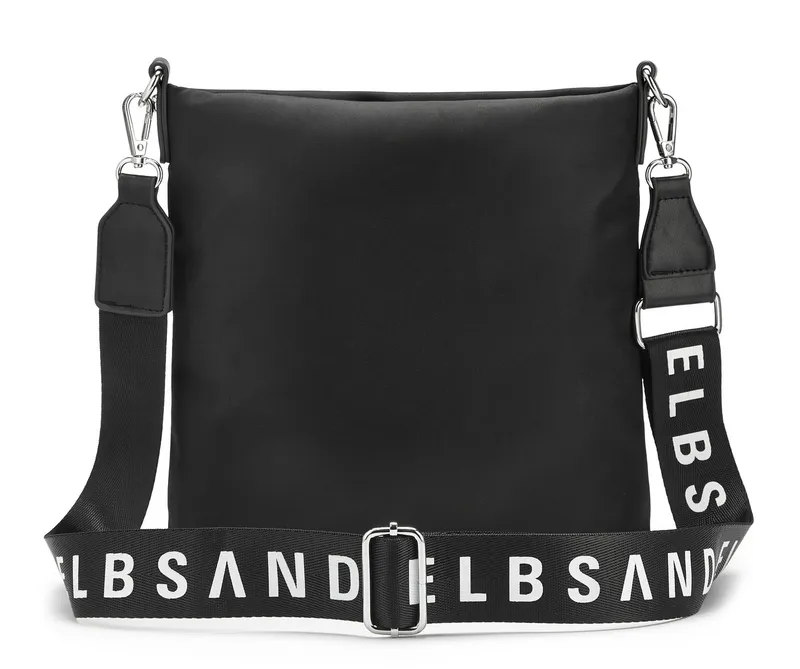Elbsand Elbsand Umhängetasche Schultertasche, Minibag, Crossbody Bag, Damentasche, Handtasche Damen zum Umhängen aus weichem Material VEGAN, Schwarz, – Produktbild 3 von 5