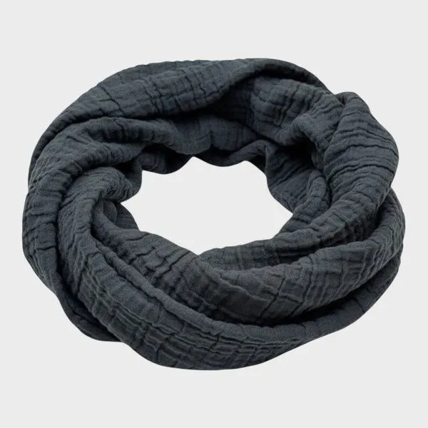 Der Lindwurm Der Lindwurm Musselin- Schal, Anthrazit (schwarz), – Produktbild 3 von 4