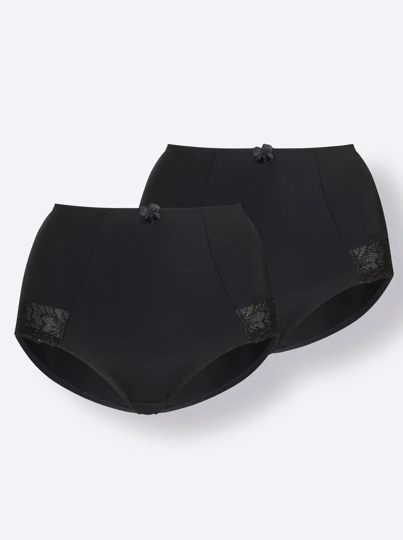 wäschepur Taillenslip schwarz, Schwarz, – Produktbild 2 von 2