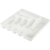 Keeeper keeeper Besteckkasten geschlossen "Pablo" mit 7 Fächern, 39,5 x 37 x 5 cm, transparent – Produktbild 1 von 1
