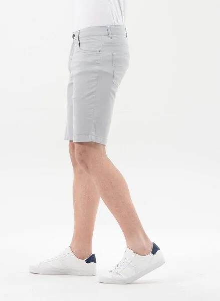 ORGANICATION ORGANICATION Chino-Shorts aus Bio-Baumwolle, Grey, – Produktbild 3 von 4