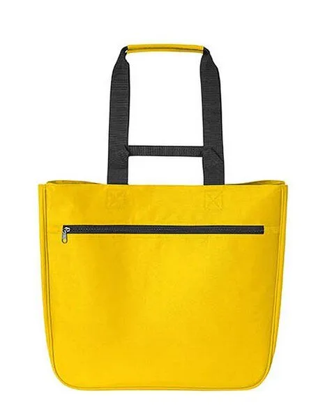Halfar Halfar Shopper SOFTBASKET aus recyceltem Polyester 40 x 37 x 20 cm mit herausnehmbaren festem Boden, Gelb, – Produktbild 2 von 4