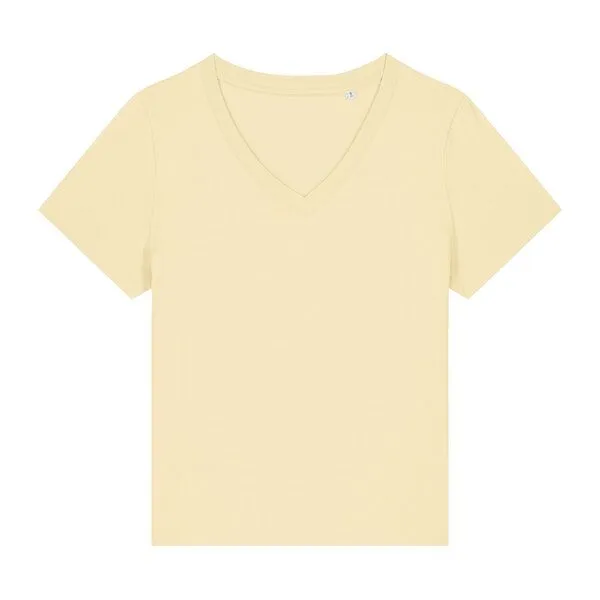 Greenspired Greenspired Nachhaltiges Damen V-Neck Shirt 155g/m² XS-XXL, Butter, – Produktbild 1 von 1