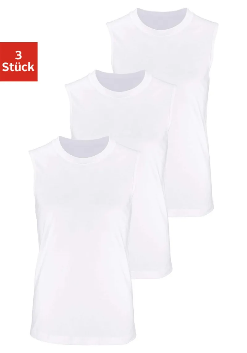 H.I.S Muscleshirt, Weiß, – Produktbild 1 von 3