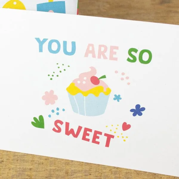 Bow & Hummingbird Bow & Hummingbird Postkarte You are so sweet – Produktbild 2 von 2