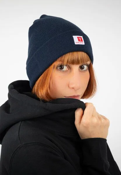 TORLAND TORLAND Beanie RIB, Blau (navy), – Produktbild 1 von 3