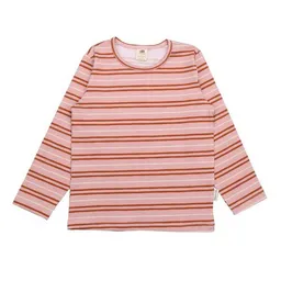 Walkiddy Walkiddy Kinder Langarmshirt GOTS zertifiziert – Bio-Baumwolle, Rosa gestreift, weich & bequem – Produktbild 1 von 1