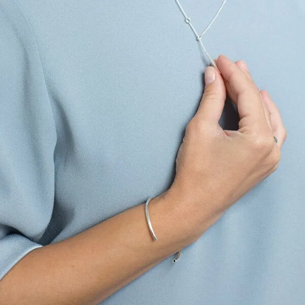 Jonathan Radetz Jewellery Jonathan Radetz Jewellery Kette SCORE, Silber 925, Sterlingsilber, Länge 43 cm – Produktbild 4 von 4