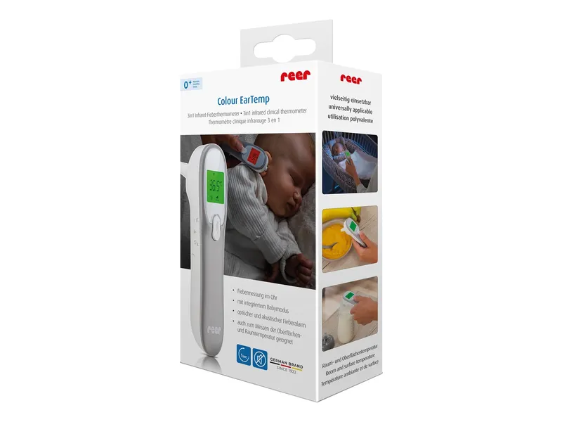 reer reer Colour Eartemp 3in1 Infrarot-Fieberthermometer 14,3x3,8x4,8 cm – Produktbild 3 von 5