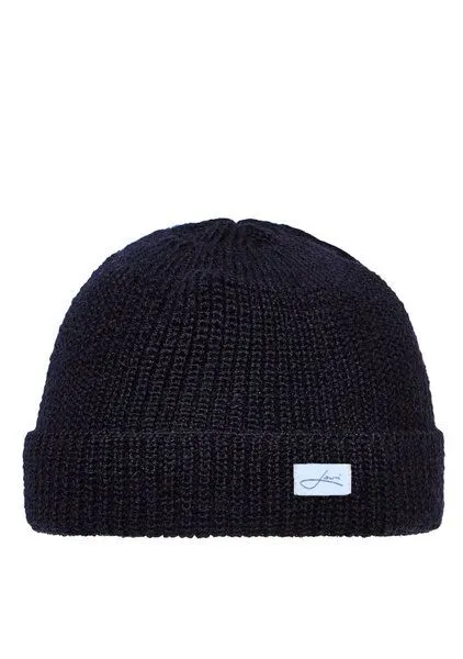 Lou-i Lou-i Fisherman Mütze Merinowolle unisex, Marineblau, – Produktbild 3 von 3