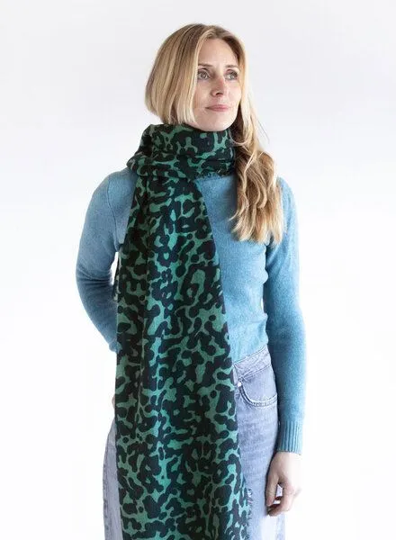 Djian Djian Schal aus Merino-Wolle – EDDA – mulesingfrei, Blau, – Produktbild 1 von 3