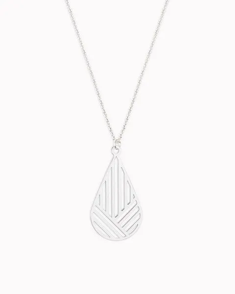 lille mus lille mus Kette 'Tropfen' 925 Silber, Silber, – Produktbild 2 von 4