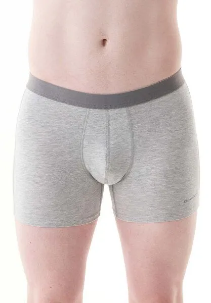 ORGANICATION ORGANICATION BRUNNO | Boxer Brief aus Bio-Baumwolle und TENCEL Modal im 6er-Pack, Grey melange, – Produktbild 3 von 4