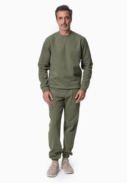 ORGANICATION ORGANICATION SCOTT | Sweatshirt aus Bio-Baumwolle, Olive, – Produktbild 2 von 4