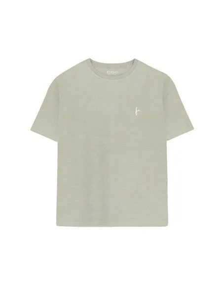 FUXBAU FUXBAU Frauen fux T-Shirt - seegrün, seeblau & rot, Seegrün, – Produktbild 2 von 4