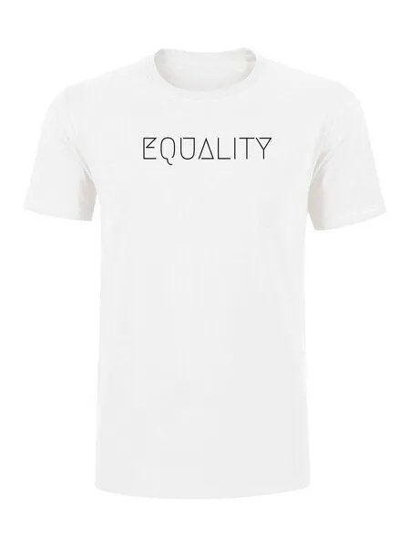Human Family Human Family Schweres Herren T-Shirt - Rolls "Equality" aus Bio-Baumwolle, Schwarz, – Produktbild 2 von 3