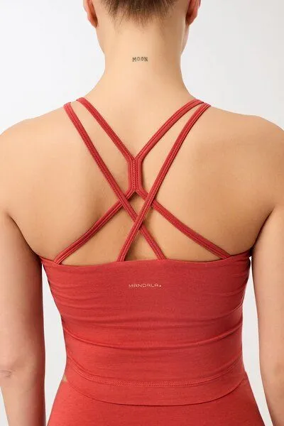mandala mandala Cross Top, Siena (rot), – Produktbild 2 von 4