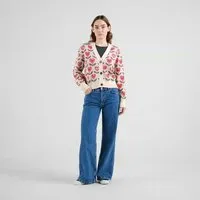 Dedicated DEDICATED Cardigan Kanan Application Flower - Vanilla – Produktbild 1 von 1