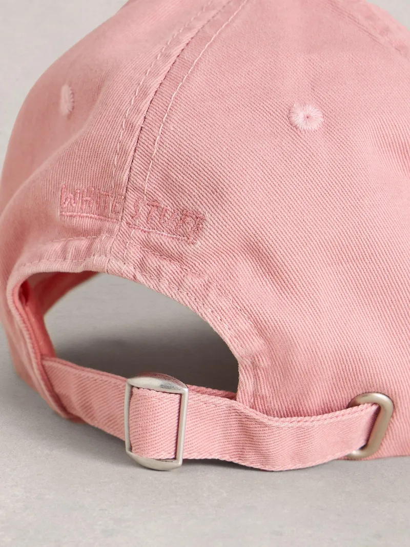 White Stuff Baseballkappe aus Baumwolle - Einheitsgröße, Dunkles rosa, – Produktbild 2 von 2