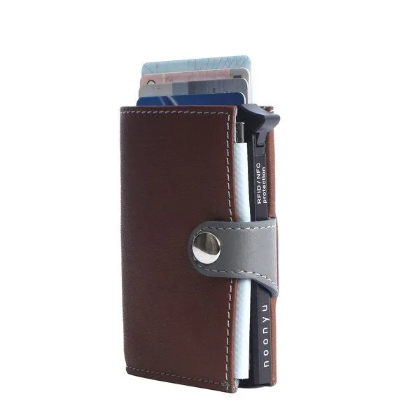 Margelisch Margelisch Kreditkarten-Minibörse noonyu single leather, Haselnut, – Produktbild 2 von 4