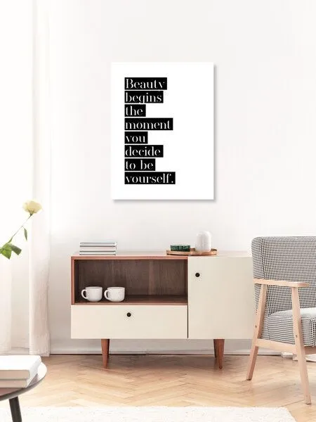 Photocircle Photocircle Poster / Leinwandbild - Be Yourself No4 – Produktbild 3 von 4