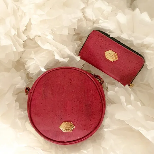 MATES OF NATURE Mates of Nature Set Tasche Circle Bag + Portemonnaie aus Kork, Natural, – Produktbild 3 von 4
