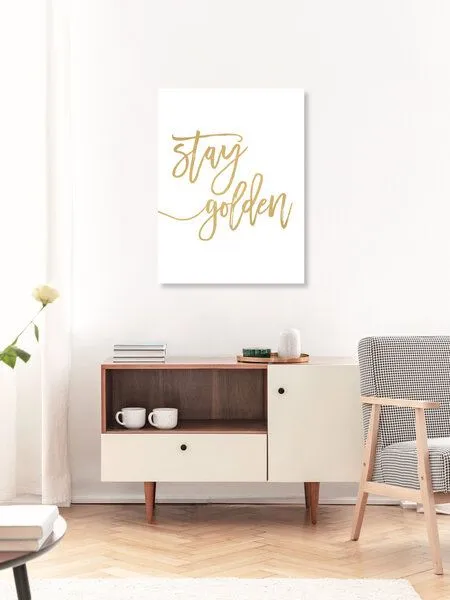 Photocircle Photocircle Poster / Leinwandbild - Stay Golden – Produktbild 3 von 4