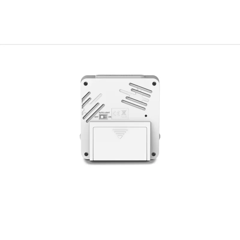 Hama Hama Digitaler Funkwecker "Rhodos", LCD, Weiß, – Produktbild 2 von 3