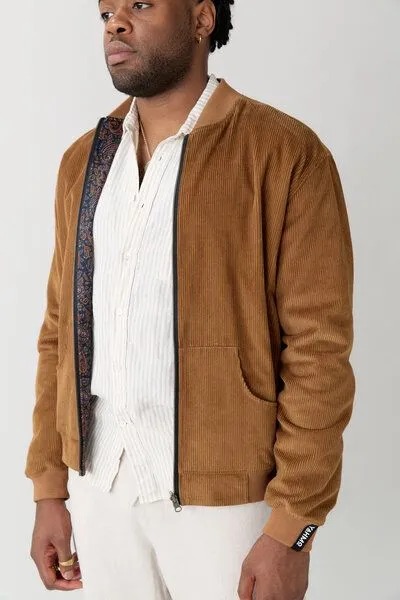 Yahmo Yahmo Oskar Wendejacke, Paisley/caramel (braun), – Produktbild 1 von 4