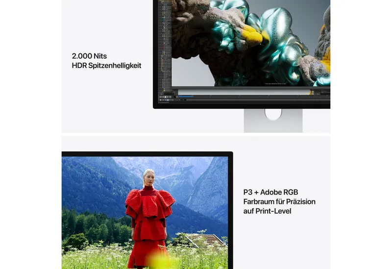Apple Apple Studio Display XDR Nano-texture glass | mfeq4fd/a | LED-Monitor - 68.29 cm (27") – Produktbild 5 von 6