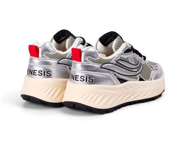 Genesis Footwear Genesis Footwear G-Eco`99 Bulky, Silver/l.olive, – Produktbild 3 von 4