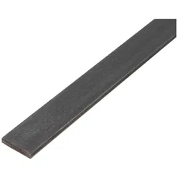 Alberts ALBERTS Flachstange, Stahl roh, warmgewalzt, LxBxS 1000 x 25 x 4 mm – Produktbild 1 von 1