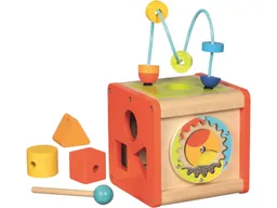 Goki goki Activity- und Motorikwürfel Beatbox, 5-teilig, bunt lackiert Maße 14 x 14 x 24 cm – Produktbild 1 von 1