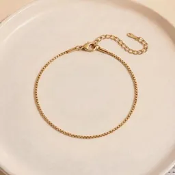 ELEKTROPULLI ELEKTROPULLI Venezia Armband mit würfelförmige Gliedern, 1 mm schmal – Produktbild 1 von 1