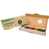 Medenka Bienen Wachsmalstifte Classic, 12 Stifte Stift Maße 9 cm, Durchmesser 1 cm, Mehrfarbig, – Produktbild 1 von 1