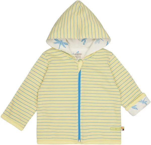 loud + proud loud + proud Babys & Kinder Wendejacke mit Kapuze, GOTS-zertifiziert, Blonde(gelb), – Produktbild 1 von 3