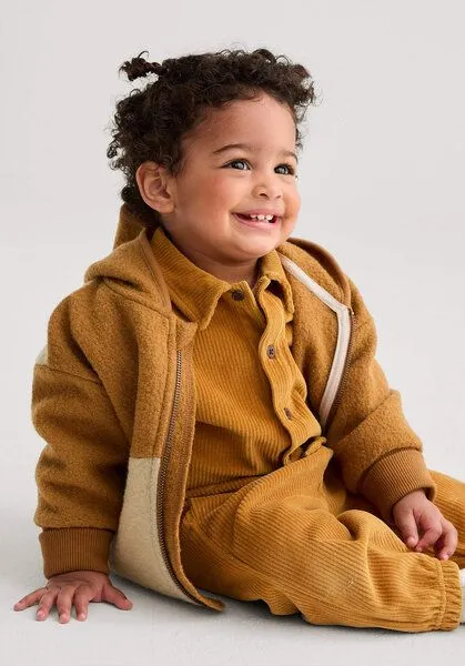hessnatur hessnatur Cord-Jacke Mini Boho aus reiner Bio-Baumwolle, Caramel, – Produktbild 1 von 3