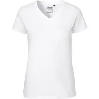 Neutral Neutral® Damen T-Shirt von Neutral Bio Baumwolle V-Neck, Weiß, – Produktbild 1 von 1