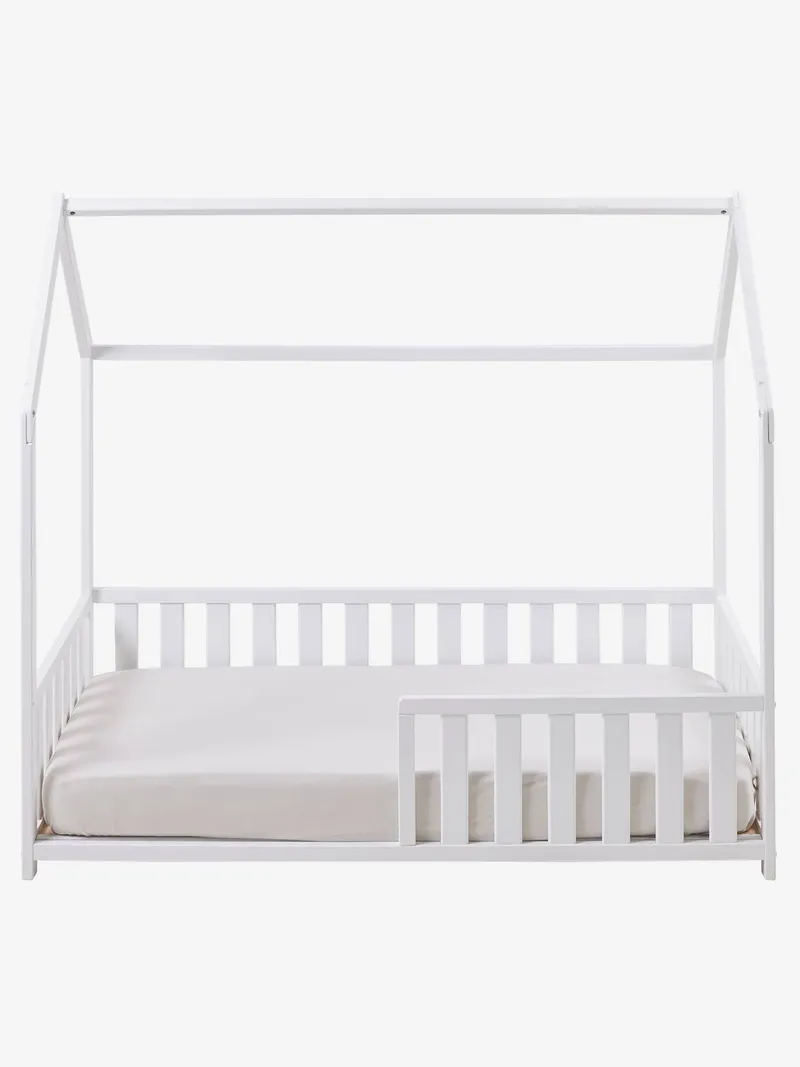 Vertbaudet Kinderbett CABANE mit Fallschutz 70x140 cm, Weiß, – Produktbild 3 von 3