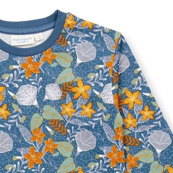 Sense Organics sense-organics Sweatkleid JOLA von Sense Organics, Blumenprint, – Produktbild 4 von 4