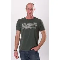 Life-Tree Life-Tree Shirt aus Biobaumwolle für Herren "Mirror", Grün, – Produktbild 2 von 5