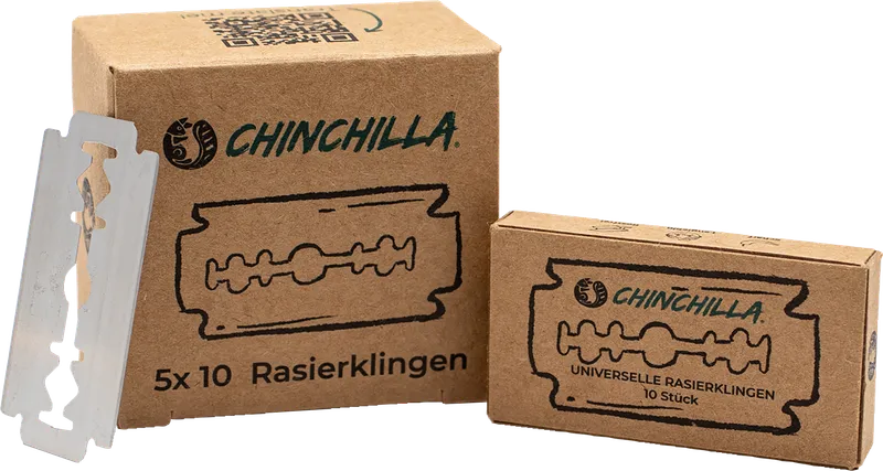 Chinchilla Chinchilla Rasierklingen für Rasierhobel universell 50 Stück – Produktbild 2 von 2