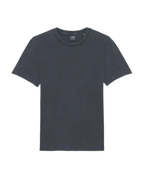 YTWOO YTWOO Vintage T-Shirt für Sie & Ihn | Bio Baumwolle | fair & nachhaltig, Indiengrau, – Produktbild 2 von 3