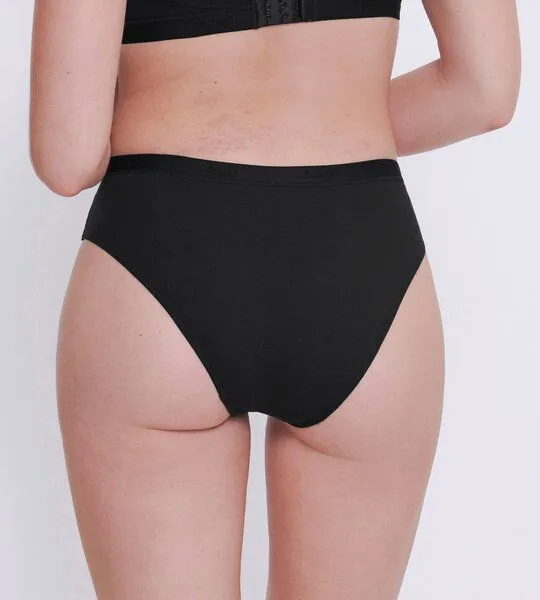 Sloggi Sloggi 2x GO CASUAL Hipster Slip Bio-Baumwolle, Schwarz, – Produktbild 2 von 4