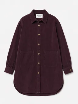 SUITE13LAB SUITE13LAB Damen vegan Overshirt Seia Cord Braun – Produktbild 1 von 1
