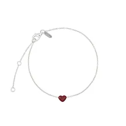 Design Letters Little Big Love Armband Burgundy - Silber – Produktbild 1 von 1