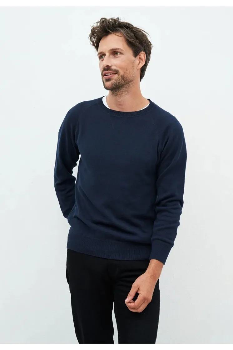 Kuyichi Kuyichi Herren vegan Rundhalsausschnitt Noel Dark Navy, Extra dunkelblau, – Produktbild 2 von 2